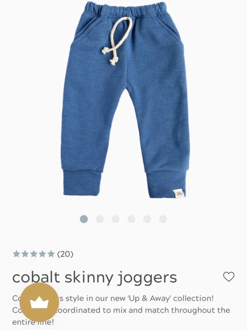 BNIB Lulu And Roo cobalt kite patchwork sweatshirt and joggers.